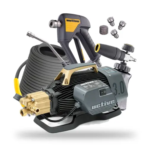 [AP-SE24UK(02) / JH65EU] Active™ 3.0 Electric Pressure Washer – With Premium Kit